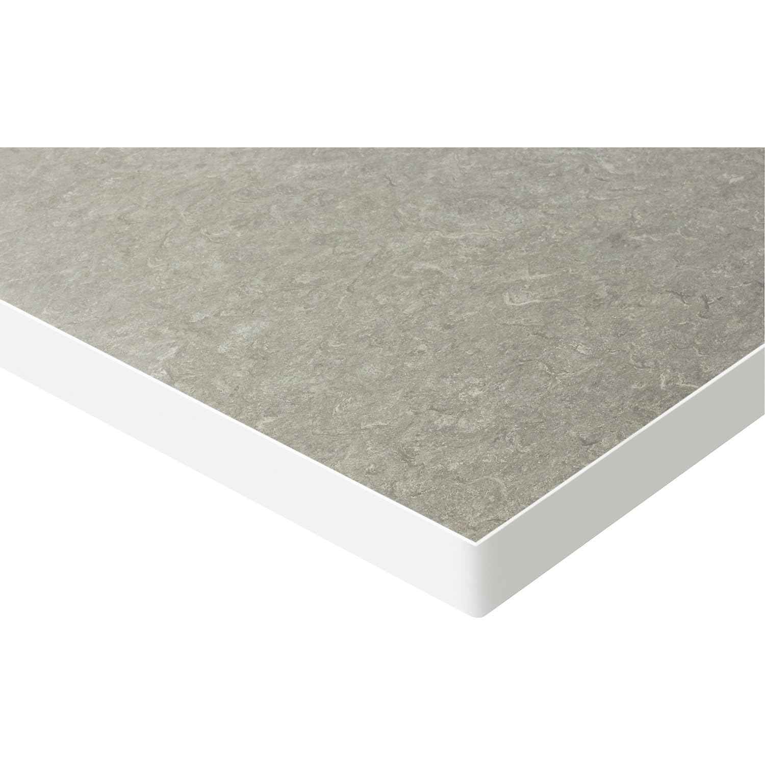 eurokraft pro | Piano per banco da lavoro | piano universale con rivestimento in linoleum | larghezza 1250 mm | spessore 50 mm
