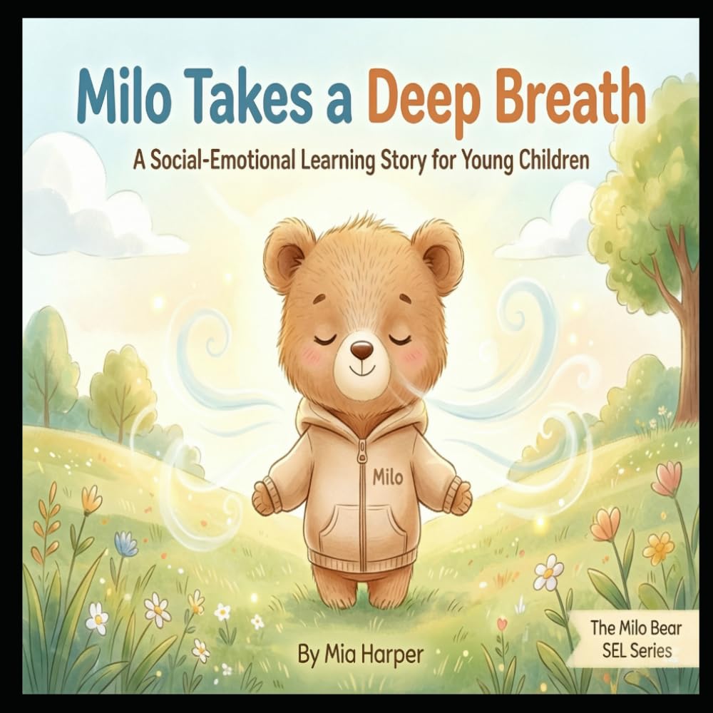 Milo Takes a Deep Breath: A Social-Emotional Learning Story for Young Children (The Milo Bear SEL Series)