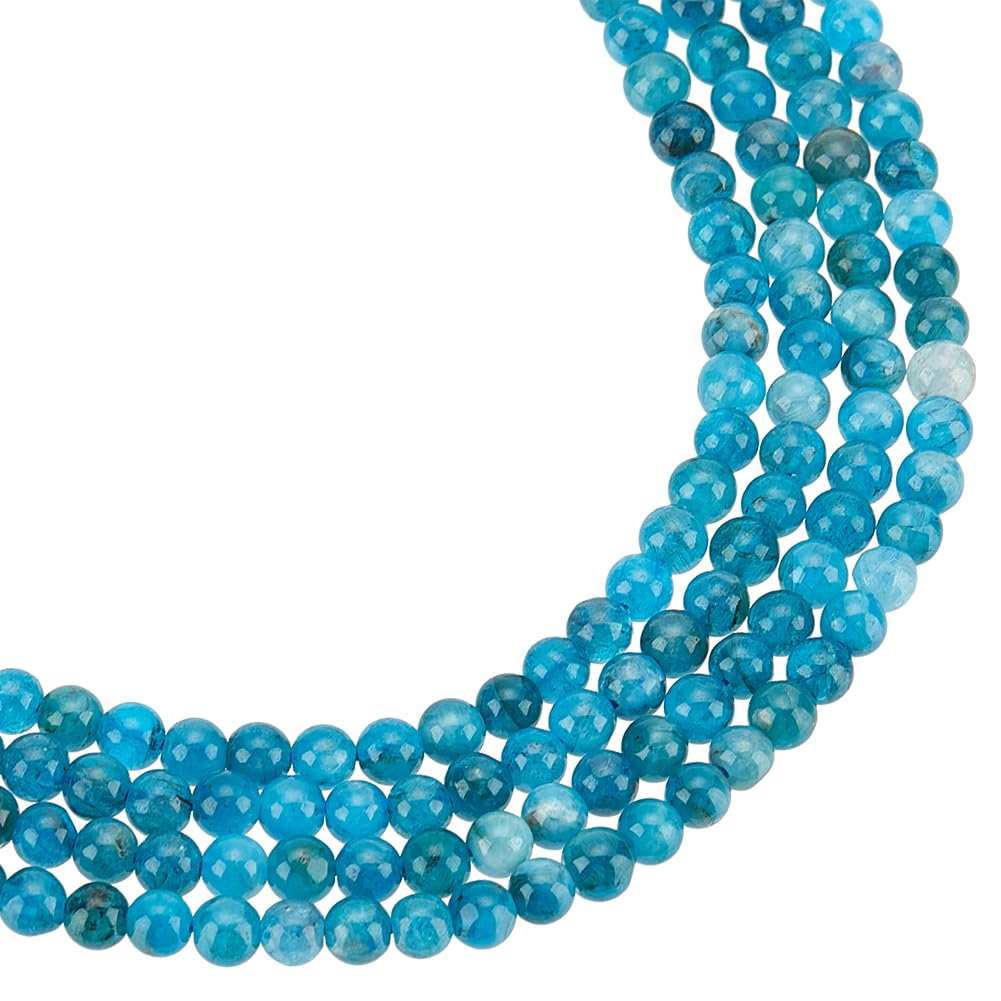 OLYCRAFT 2 Fili Di Perline Di Fluorite Naturale 5-8mm Non Tinte - Lunghezza 84 Cm, Per Creare Bracciali, Collane E Gioielli Fai-da-te