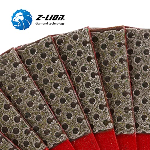Flap Disc 60 Grit,Diamond Abrasive Flap Disc 5 Inch for Granite Marble Glass Hard Material, ZL1-60 GRIT - Image 2