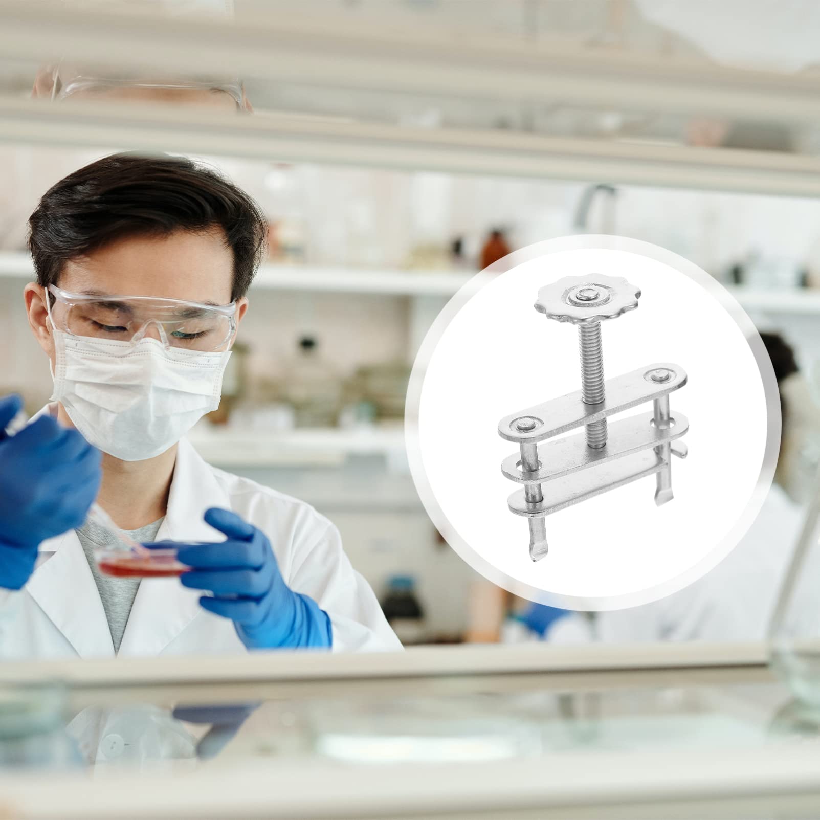 JUMPLAWN Schlauchklemmen 10er-Set Metall - Für Labor Experimente