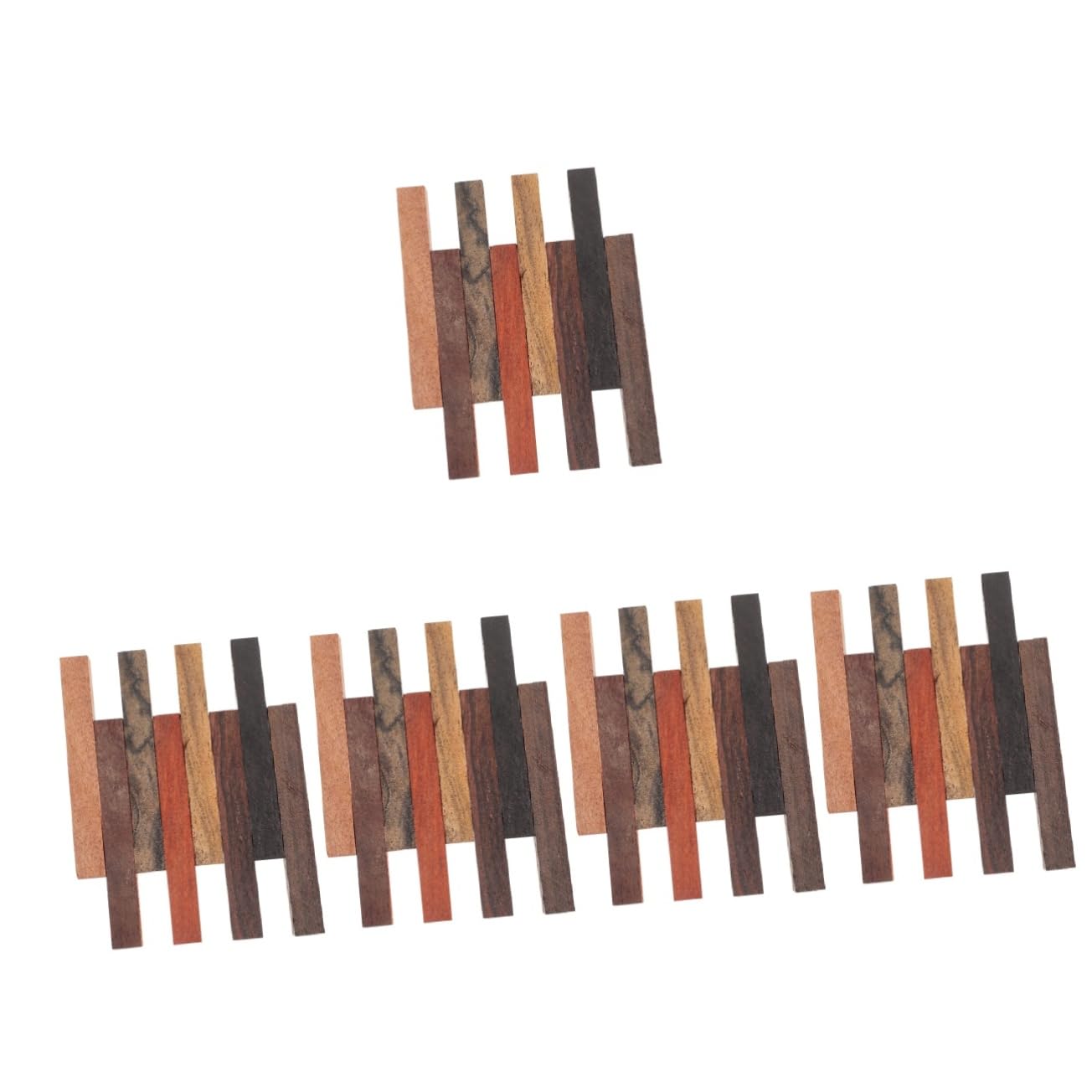 40piezas Madera Para Torneado De Bolígrafos Kits De Diy Para Artesanías Material Natural Para Proyectos De Escritura
