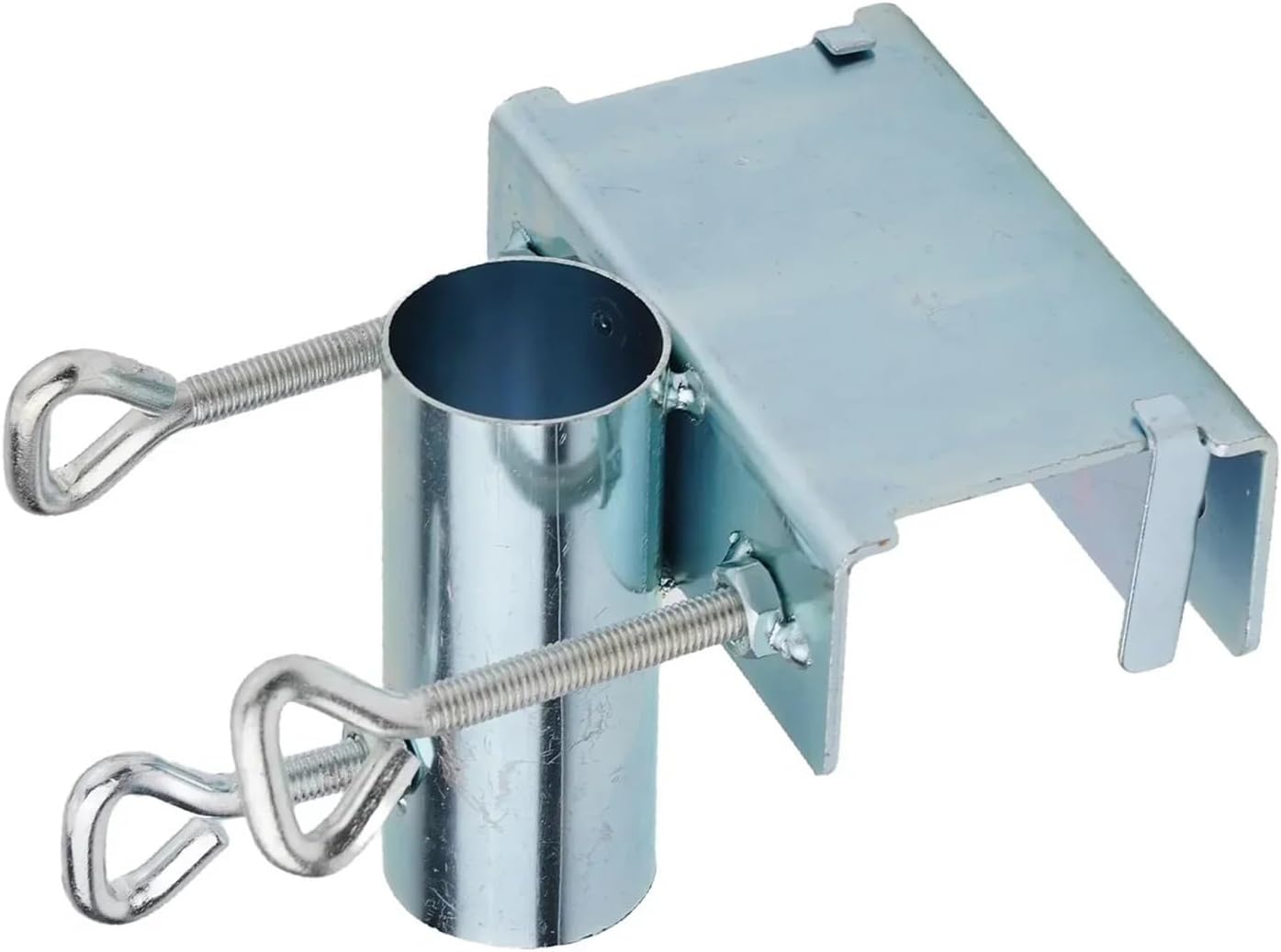 Outdoor Patio Umbrella Clamp Bracket Mount Adjustable Holder Chair With Hook Beach Courtyard Balcony Deck Boats