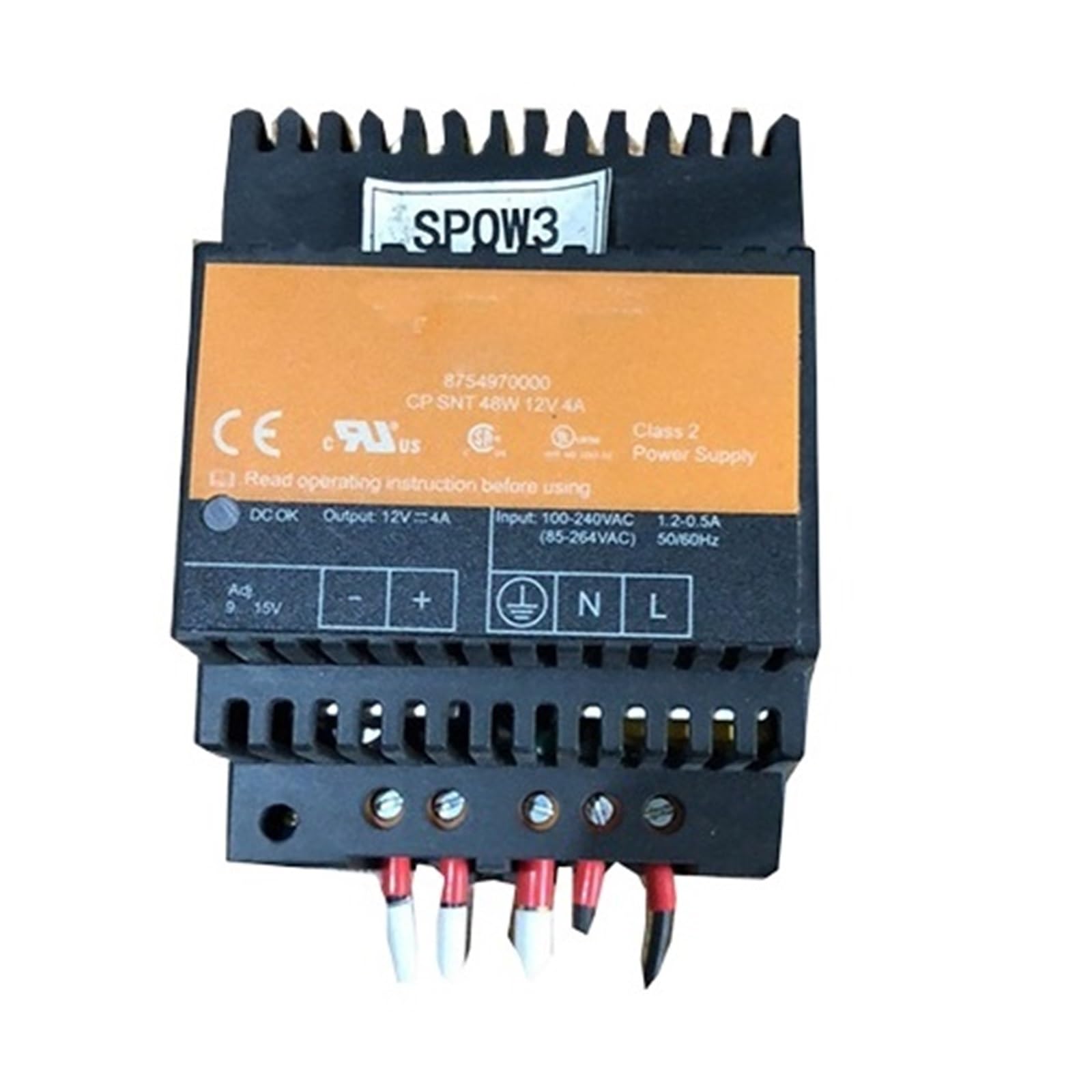SWEWDSQG Switching Power Supply Single Phase 8754970000 48W 12V 4A