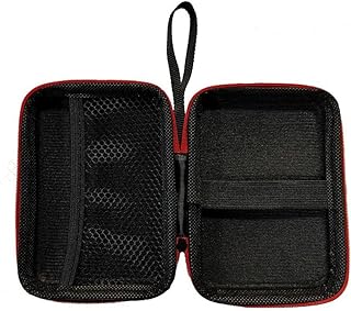 収納バッグ Miyoo Mini Plus/ANBER-NIC RG35XX用 ハンドヘルドゲームコンソール 防水バッグ ストラップ付き EVA保護ケース 耐衝撃オーガナイザー Miyooゲームコンソール用, ブラック///ホワイト, A-SUS Rog Ally用。