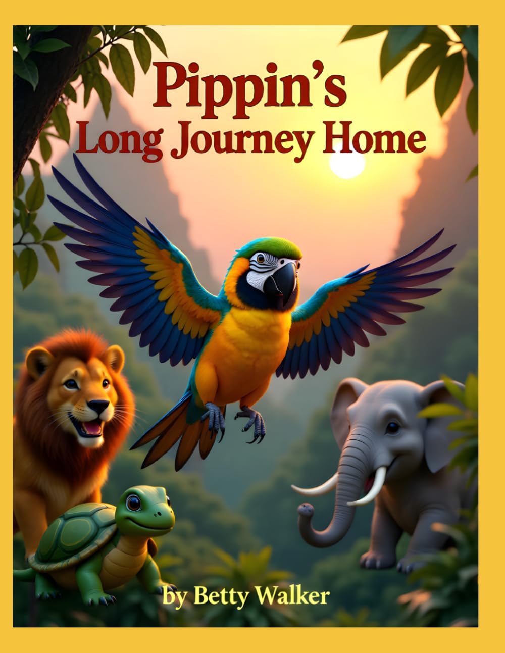 Pippin's Long Journey Home for Ages 3-5 (Pippin the Curious Parrot's Epic Journey)