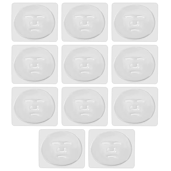 10pcs Face Mask Machine Patch Reusable Face Mask Maker Plate Thicken DIY Mask Tool, Mask Making Tool for Beauty Salon