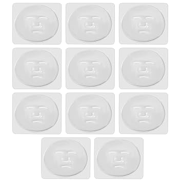 10pcs Face Mask Machine Patch Reusable Face Mask Maker Plate Thicken DIY Mask Tool, Mask Making Tool for Beauty Salon