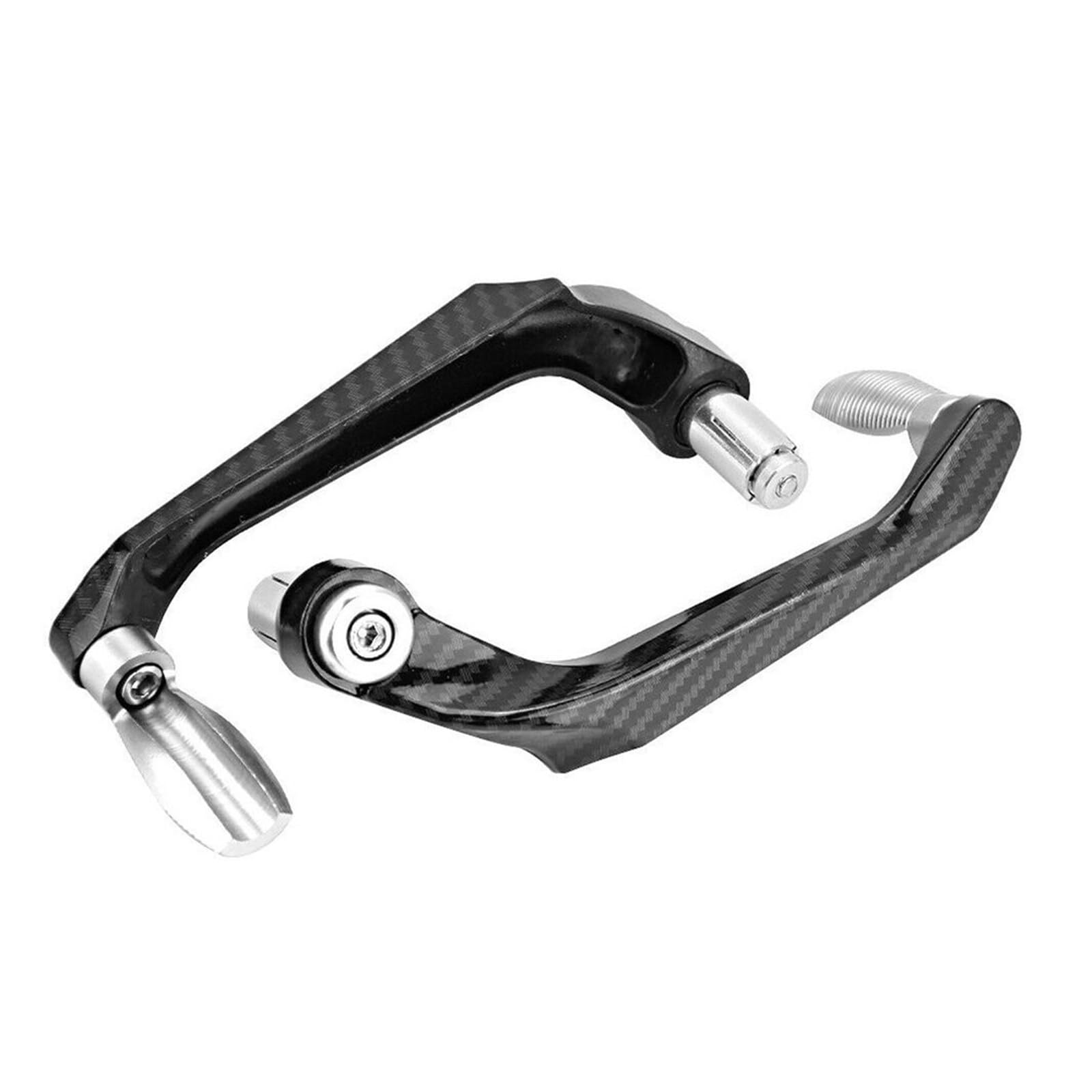 Lbcsrmh Silver Motorcycle Brake Clutch Lever Protector Motorcycle Handguard Handbar Brake Clutch Lever Guard Protector Motorcycle Handlebar Levers Protector Brake Lever Guard