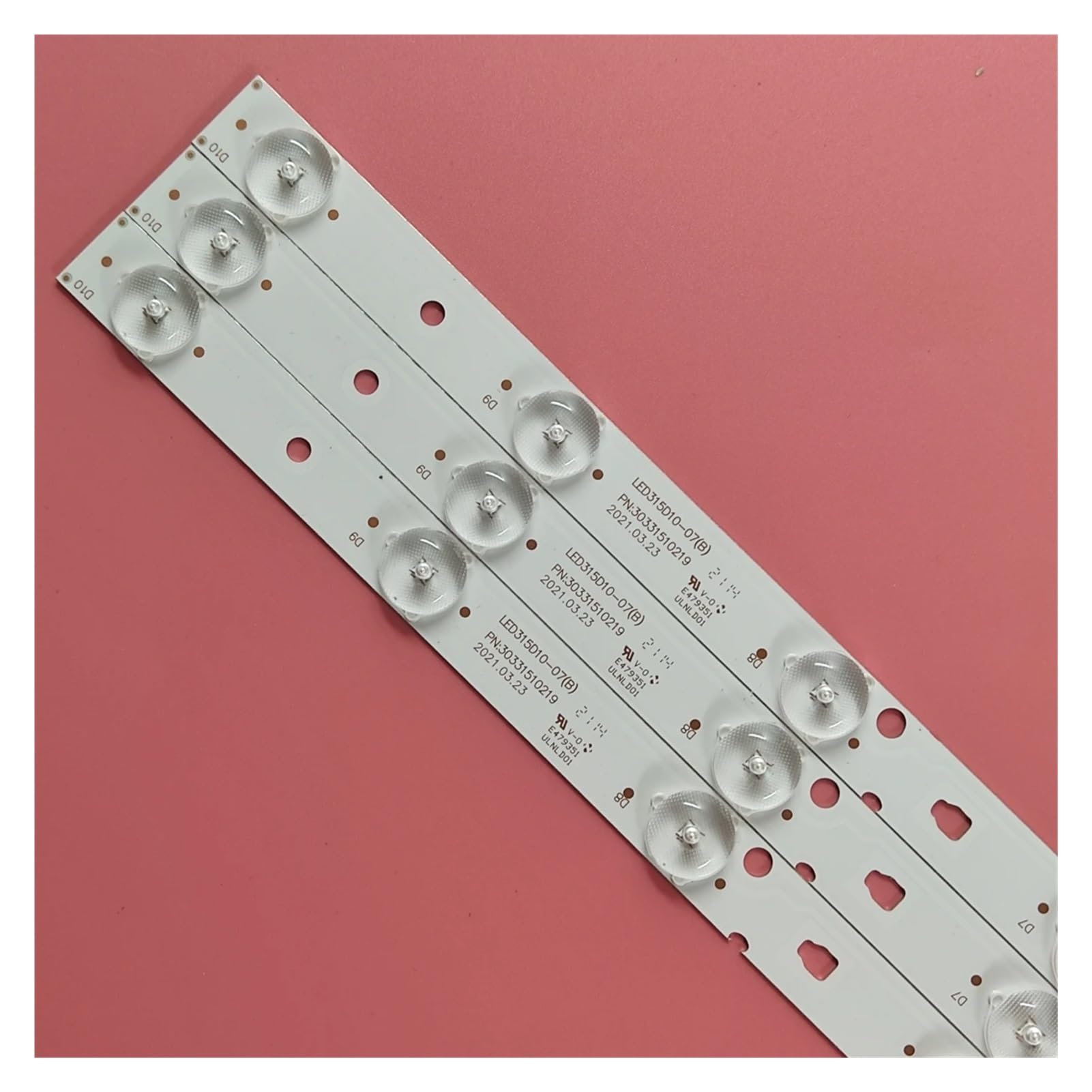Tiras de retroiluminación LED for lámpara de TV, Kit de barra de TF-LED32S41T2, bandas LED, reglas LED315D10-07(B) LED315D10-ZC14-07(A), 3 uds.(10 Set)