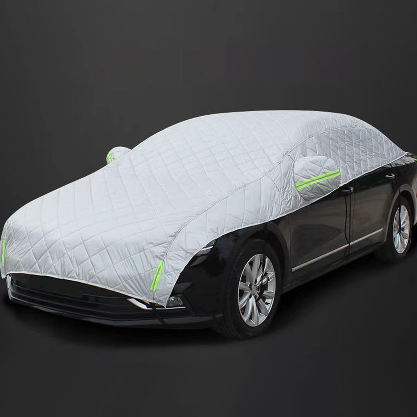 Copertura Neve Auto Protezione Spessa Regolabile da Ghiaccio e Brina | Copertura Completa per Auto Resistente alle Intemperie Parasole Universale Invernale Antipolvere per Berline, SUV e Furgoni