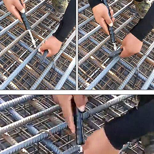 Wotryit Automatic Wire Twister For Wires and Rebar Ties, Rebar Tie Wire Twister Automatic Concrete Metal Wire Twisting Fence Tool 300mm,Easy to Use - Thumbnail 2