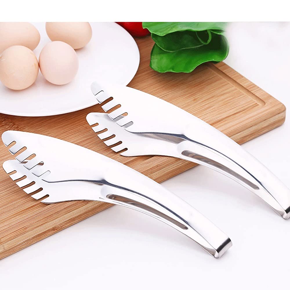 1 Pinza da Cucina in Acciaio Inossidabile Resistente al Calore, pinze per Barbecue Cave, Utensili da Cucina, Accessori per Barbecue