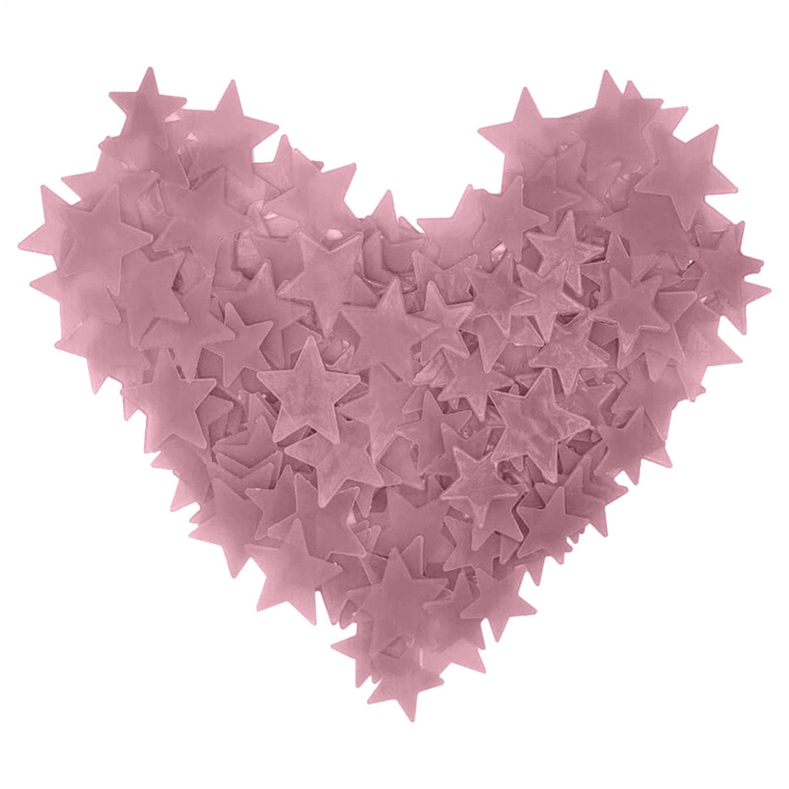 Décor de chambre étoile | 100 autocollants de décoration de plafond pour étoilé | Étoiles fluorescentes pour plafond, jouets pour, autocollant mural de mariage, décoration de salle