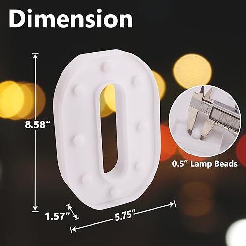 Miniatura 2 de Letrero LED de marquesina, letras iluminadas del alfabeto, letras LED que funcionan con pilas, para luz nocturna, bodas, cumpleaños, fiestas,