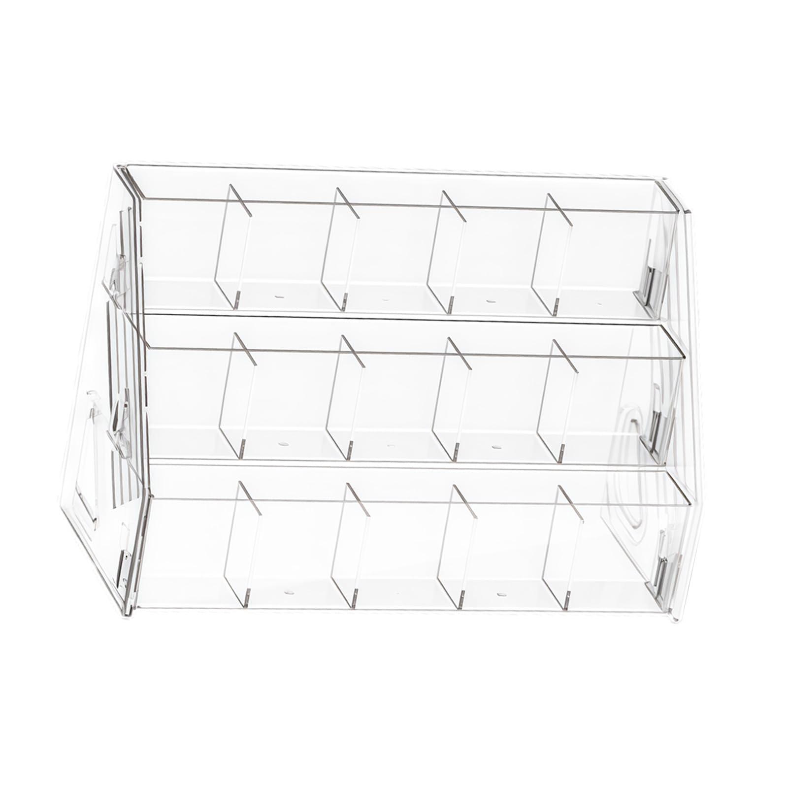 Kaeltsyn Card Organiser Multi-Tiered Display Stand for Baseball Basketball Trading Cards Home Offices Retail Shop Display Stand