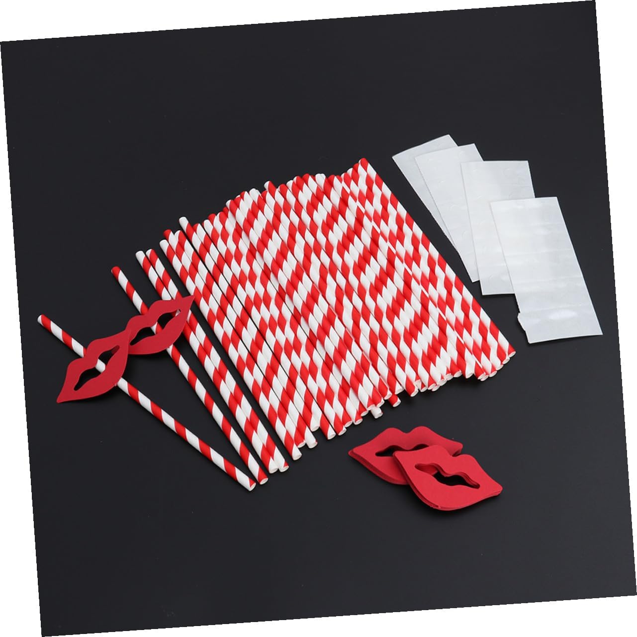 10pcs Decorative Heart Shape Paper Cocktail Drinking Straws for Wedding Birthday Graduation Party Supplies Safe Disposable Party Decor 10pcs/pack
