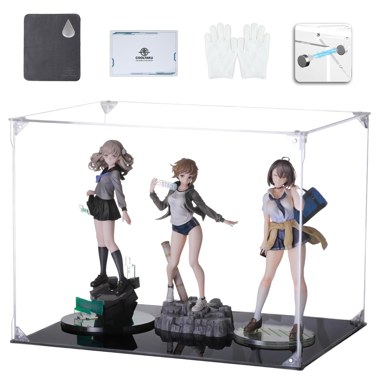 Amazon.co.jp: COOLTAKU フィギュアケース UVカット アクリル