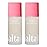 Saltair Serum Deodorant Pink Beach 2 Pack. 5% AHA Formula. Lactic Acid and Mandelic Acid Deodorant. Aluminum Free Odor Control for Women and Men. Travel Essentials, 2x 1.7oz Roll On