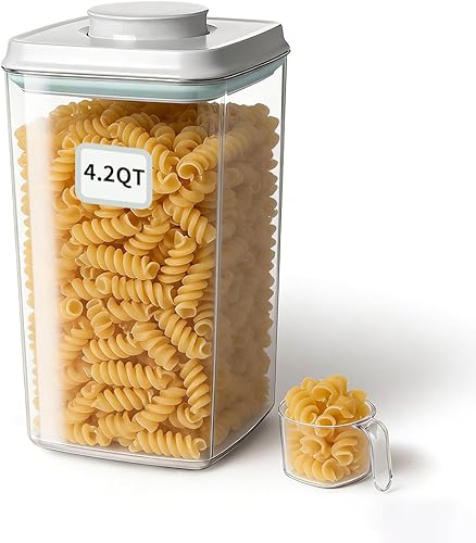 Miniatura 10 de Contenedores de almacenamiento de alimentos con tapas, 2.9 cuartos de galón, recipientes herméticos para almacenamiento de alimentos, sin BPA, 2.9qt