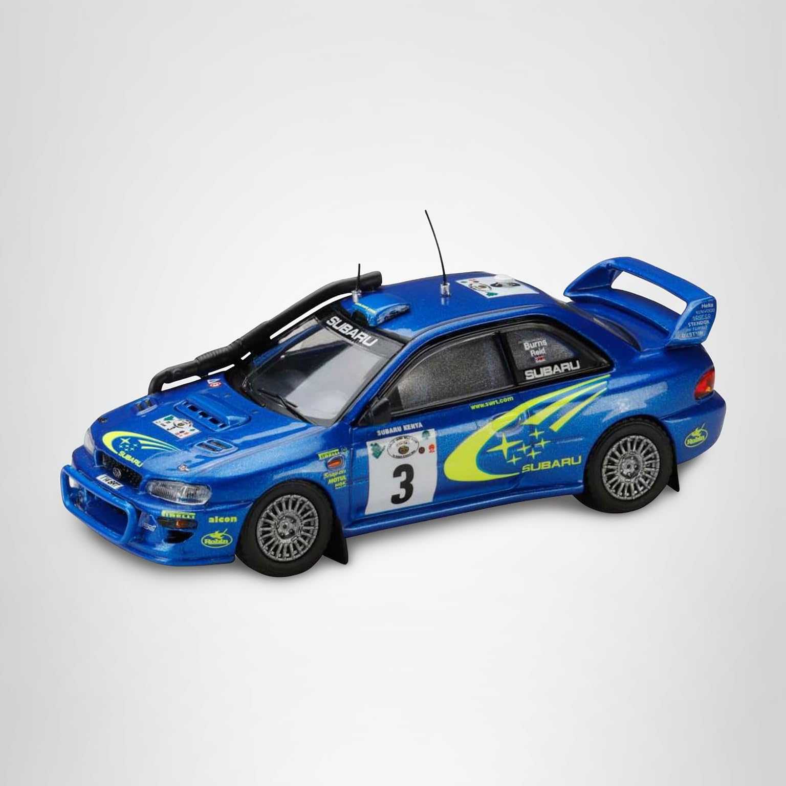 Amazon.co.jp: 1/64 SUBARU IMPREZA WRC 2000#3 (SAFARI) : おもちゃ