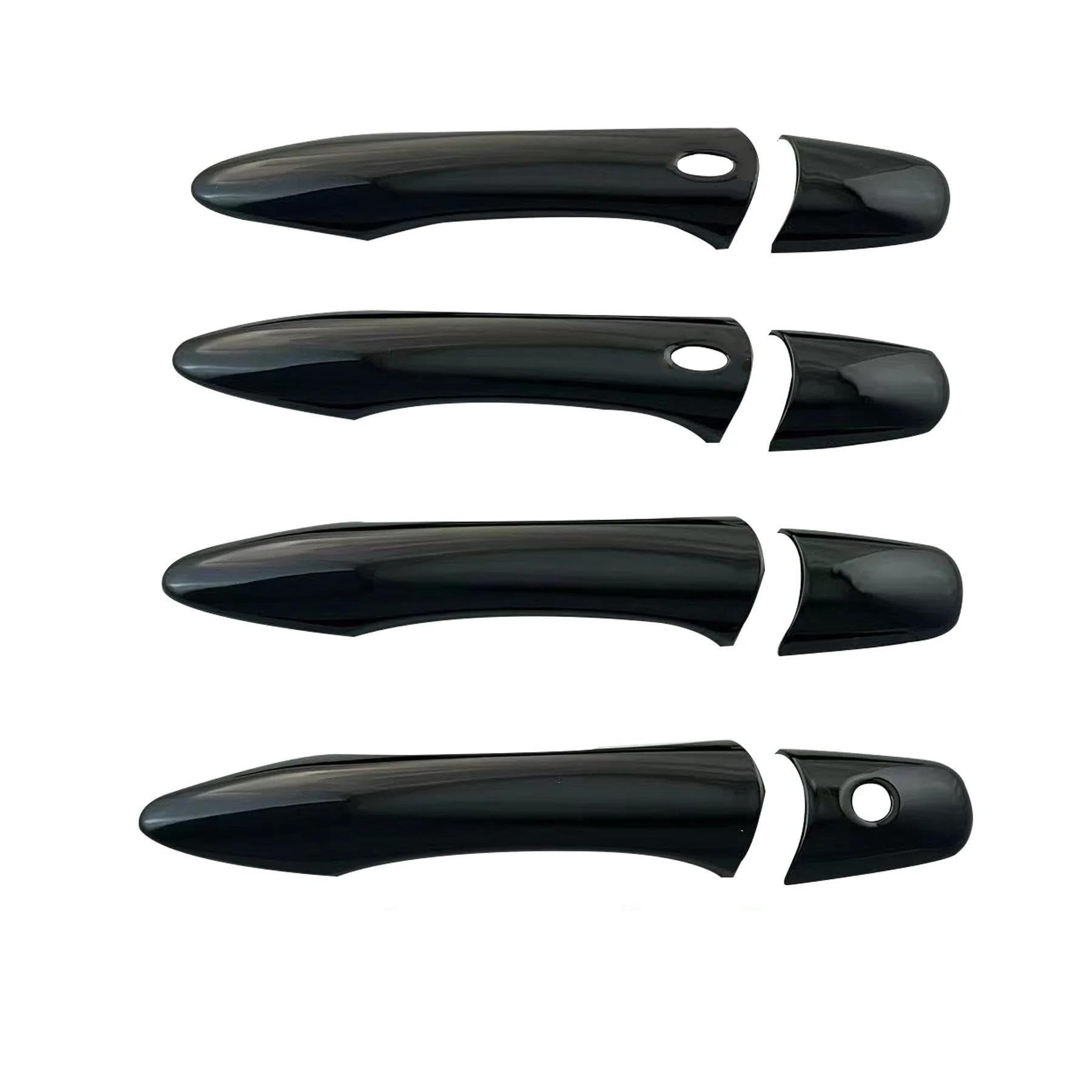 UJNHEQ Car Gloss Black Door Handle Covers for Infiniti EX25 EX35 EX37 JX35 M37 M37x M56 M56x M35h FX35 FX37 FX50 2008-2016(Type D)