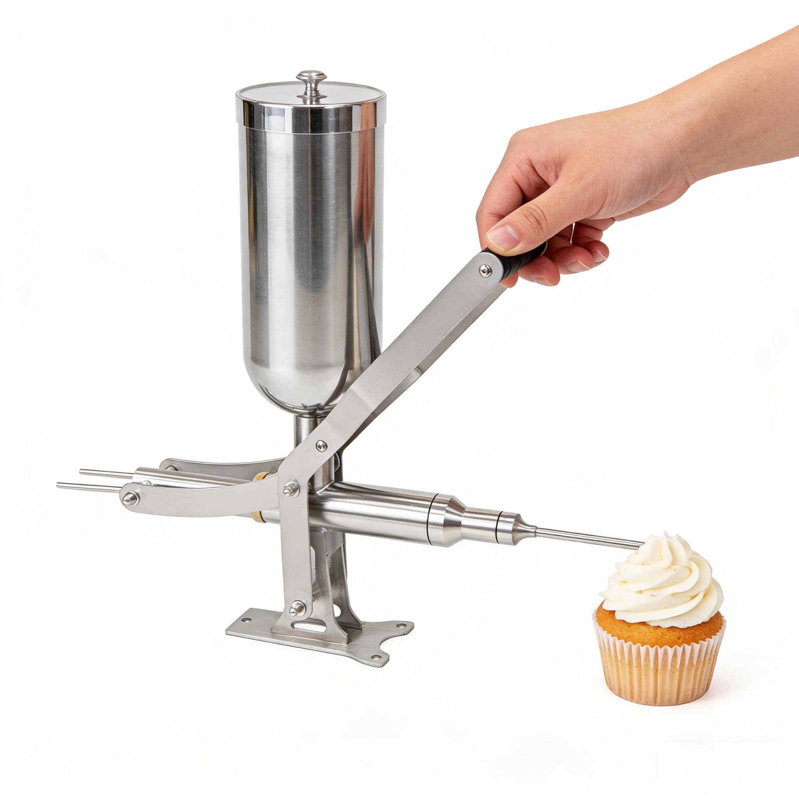 Máquina de Rellenar del Buñuelo del Acero Inoxidable, Llenador Poner Crema del Churro del Donut del Inyector de la Jalea 5L