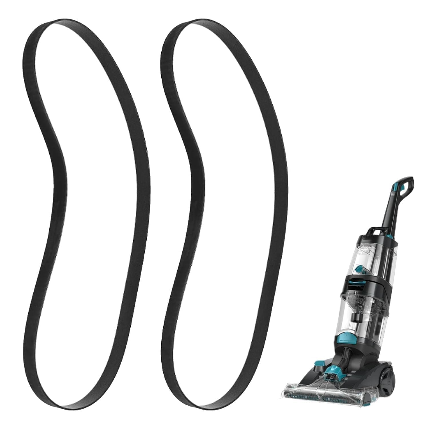 HARY 2Pcs Carpet Cleaner Belt for Vax Belt 440005536 Compatible with Hoover Power Max Carpet Steam Vacuum Cleaner Vax Dual Power Carpet Cleaner for FH5100、FH51000RM、FH51000NC、FH51001 and FH51002