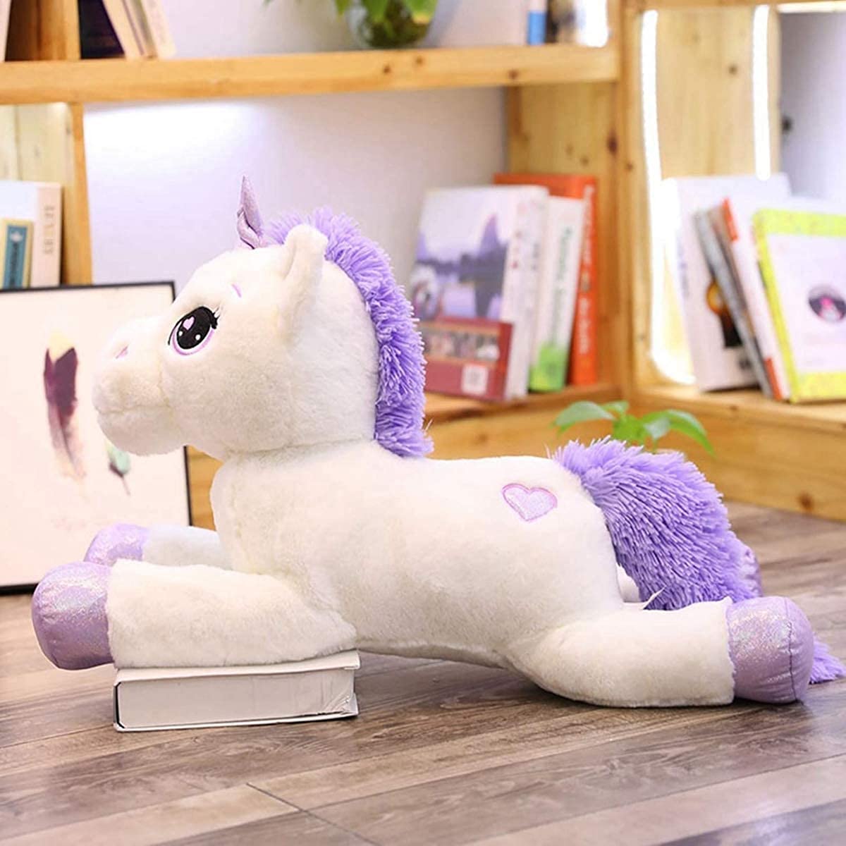 Stuff Tree Large Unicorn 70cm Soft Toys for Kids Girls White & Purple Color | Gift for Girls/Wife, Boyfriend/Husband, Soft Toys for Girls, Baby Toys - Sleeping Unicorn (B0BJ9148WC) Amazon Price History, Amazon Price Tracker