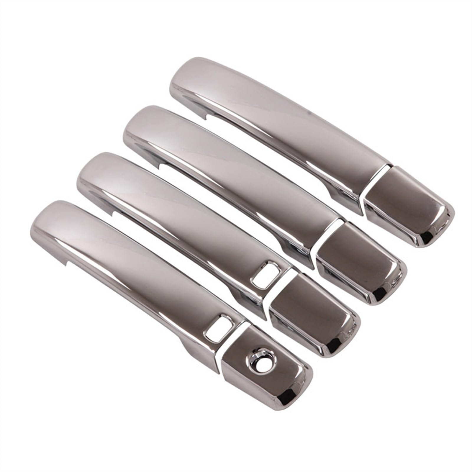 CSSPDM Glossy Black Chrome Car Door Handle Cover for Nissan for Qashqai J10 2007 2008 2009 2010 2011 2012 2013(Style1)