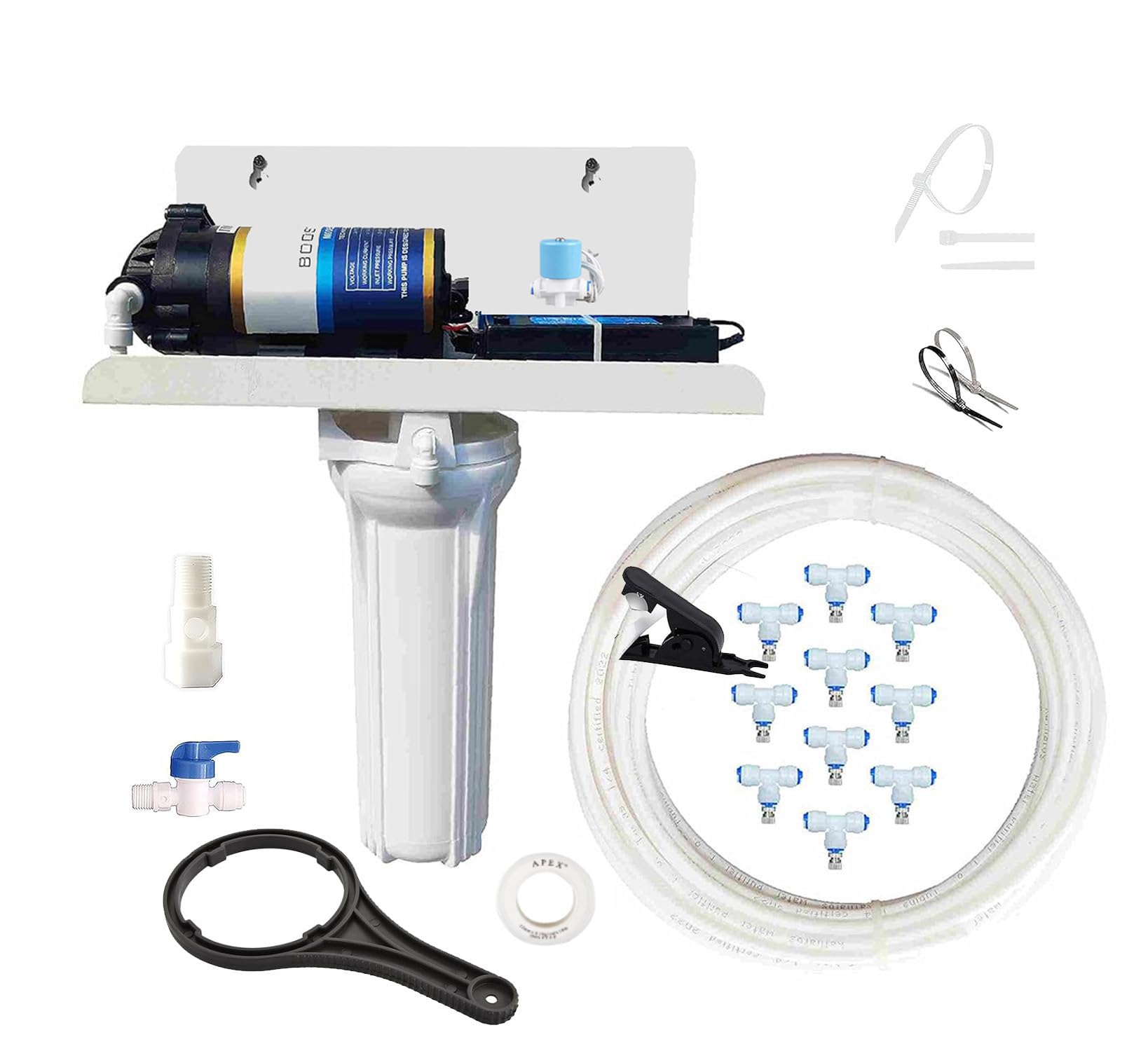Mr Fix® Premium Fogger Kit with 20 nozzles for Dairy Farms, Restaurants, Cafes and in-Door Outdoor Spaces Misting (B0D5VWNZXR) Amazon Price History, Amazon Price Tracker