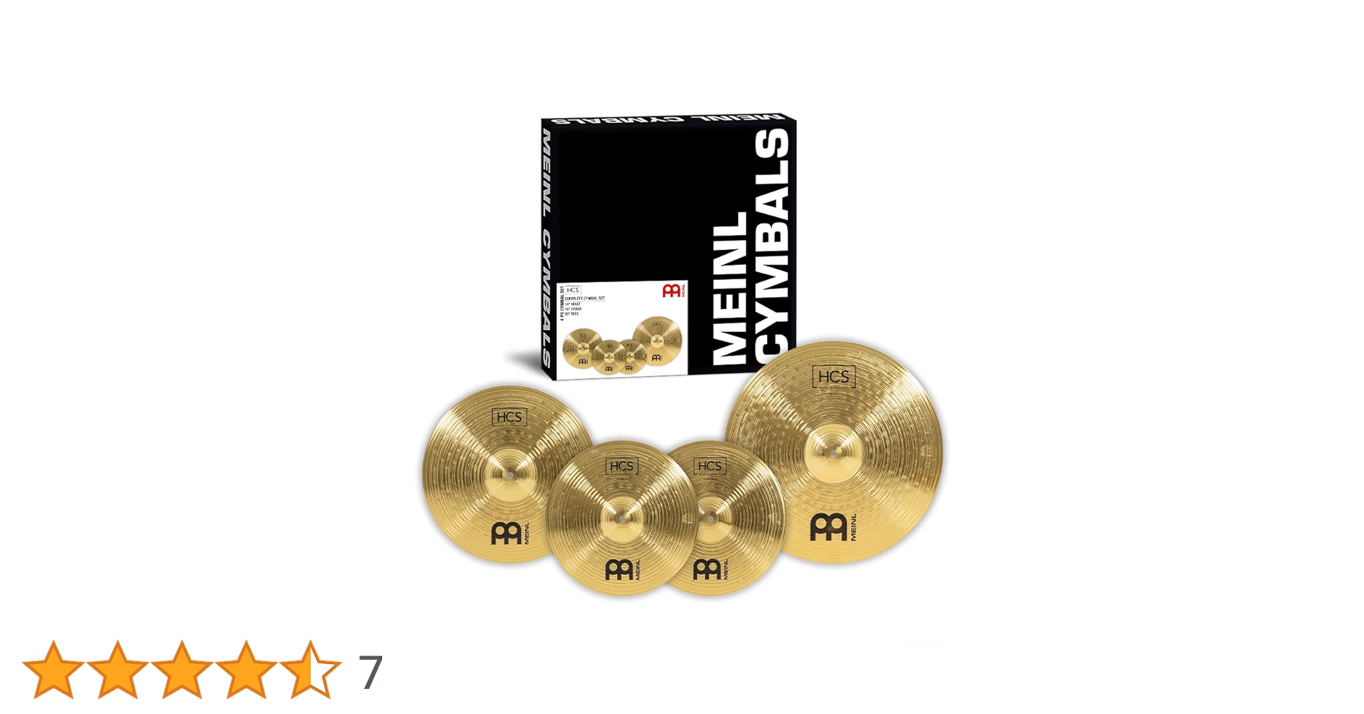 Amazon | MEINL マイネル HCS シリーズ シンバルセット Complete