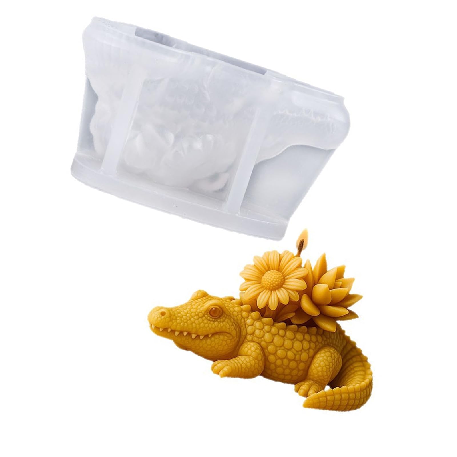 Sbshiouu Creature Animal Silicone Molds Food Grade Silicone for Resin Casting Soap Making Gypsum Ornament Recyclable Elastomer Candlewax Cast
