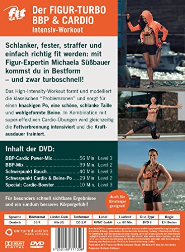 DVD Fit For Fun BBP Cardio Intensiv-Workout para ejercicio en casa 3