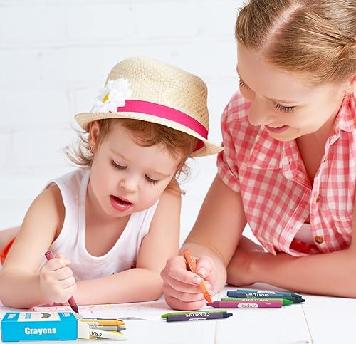 Miniatura 7 de Rarlan Crayones a granel, 30 paquetes de crayones con 24 colores surtidos, 720 crayones