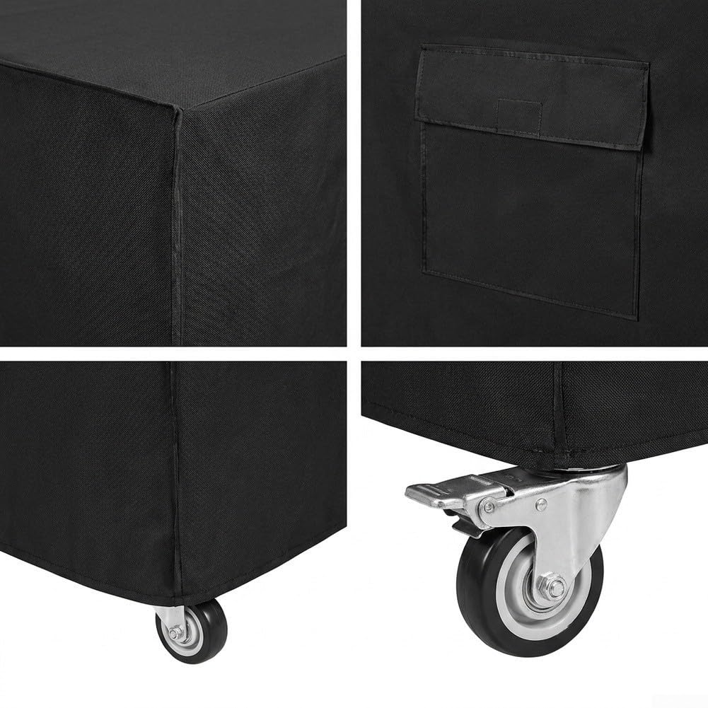 Funda Nevera Exterior con para ruedas Oxford 95x95x52cm Funda
