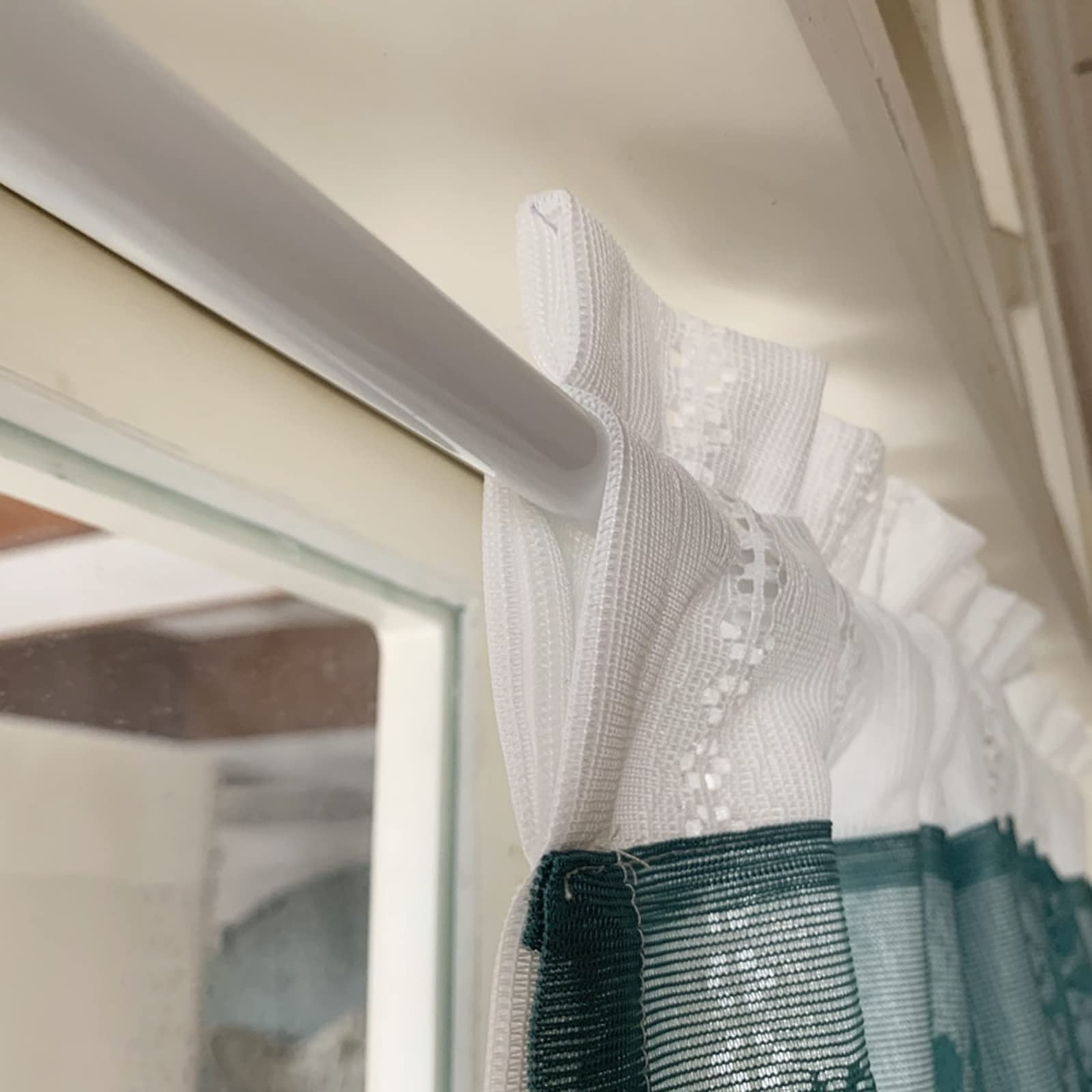 出窓カーテン Amazon｜出窓用 レースカーテン、出窓用カーテン、1枚入り