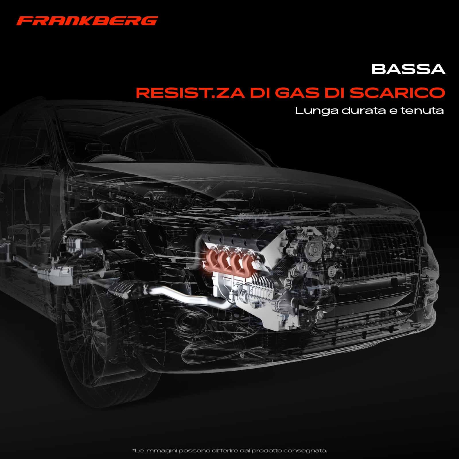 Frankberg Collettore di scarico Collettore Diesel Compatibile con Serie 5 Touring E61 3.0L Serie 5 E60 3.0L X3 E83 3.0L X5 E53 3.0L Serie 5 Touring E61 2.5L Replace# 11622248166