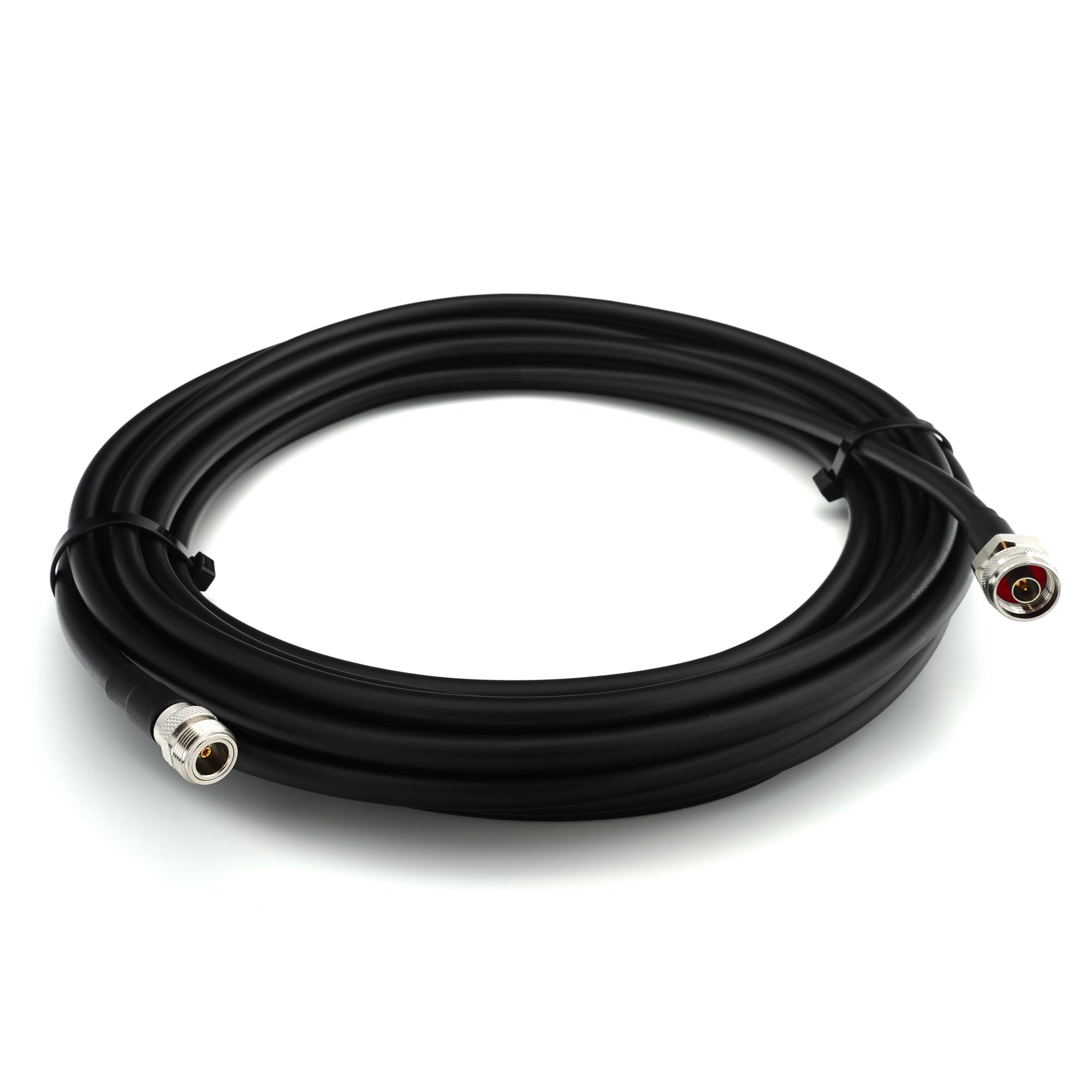 7m N mâle (Hex) vers N femelle câble coaxial étanche IP67 — HF400 Flexible 50 Ohm Câble d'extension (équivalent LMR400 UF UltraFlex) — pour WiFi LTE 4G 5G Mobile Wireless Routeur Antenne