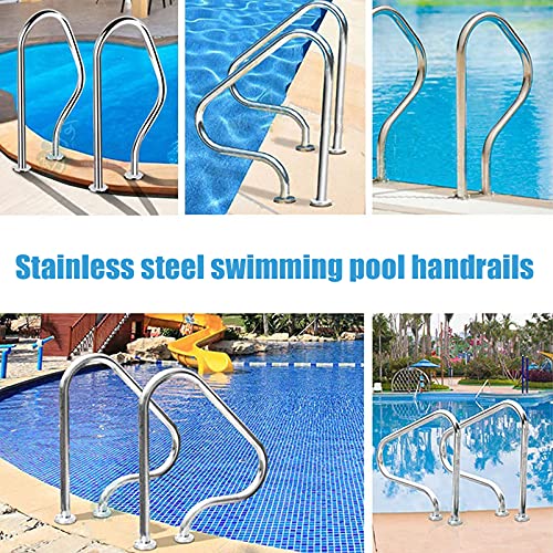 Baranda para Piscina de Acero Inoxidable 31.5x31.5 Pulgadas miniatura 7