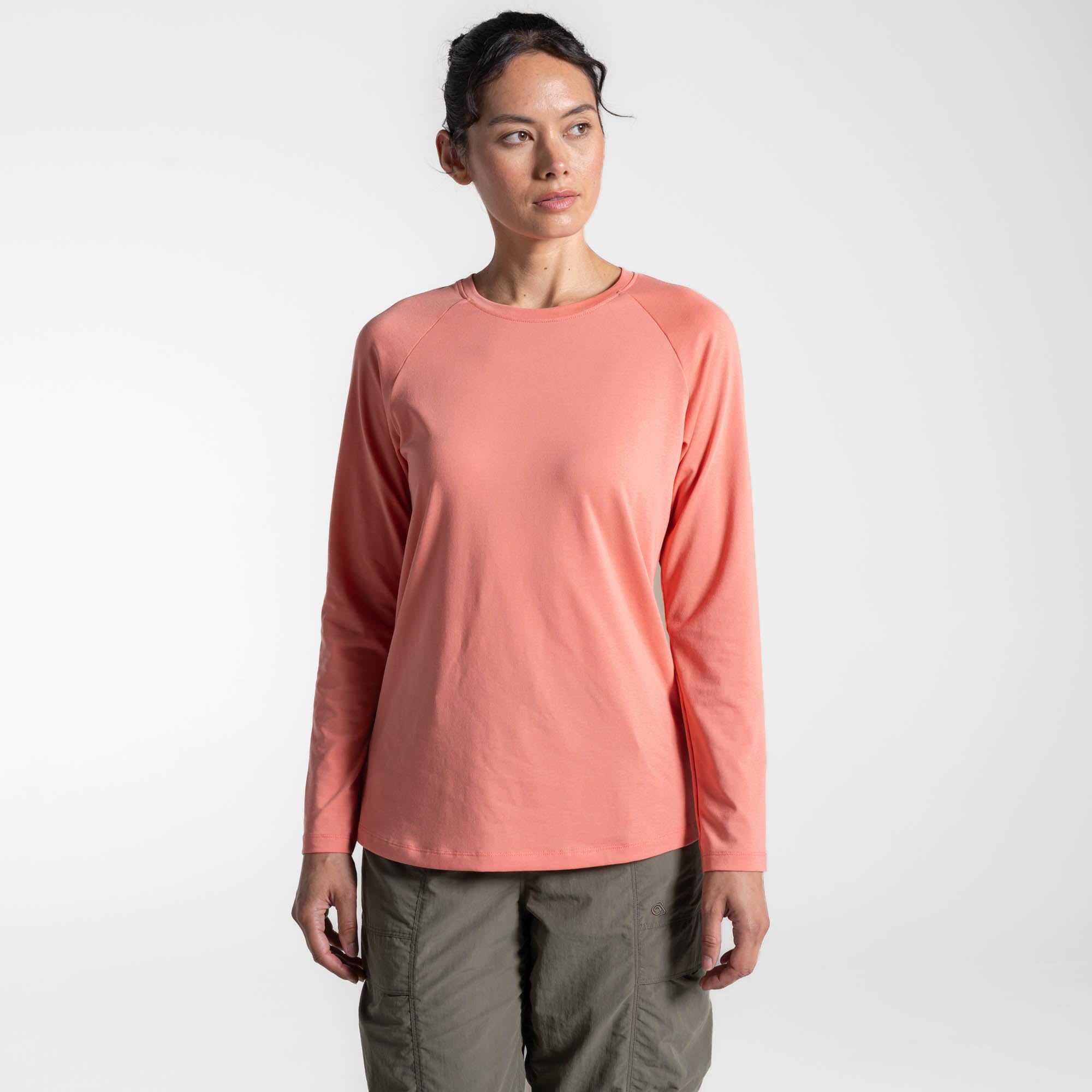 Craghoppers Nosilife Nour Long Sleevet-Shirt Craghoppers Nosilife Nour - Camiseta de Manga Larga para Mujer Mujer (Pack de 1)