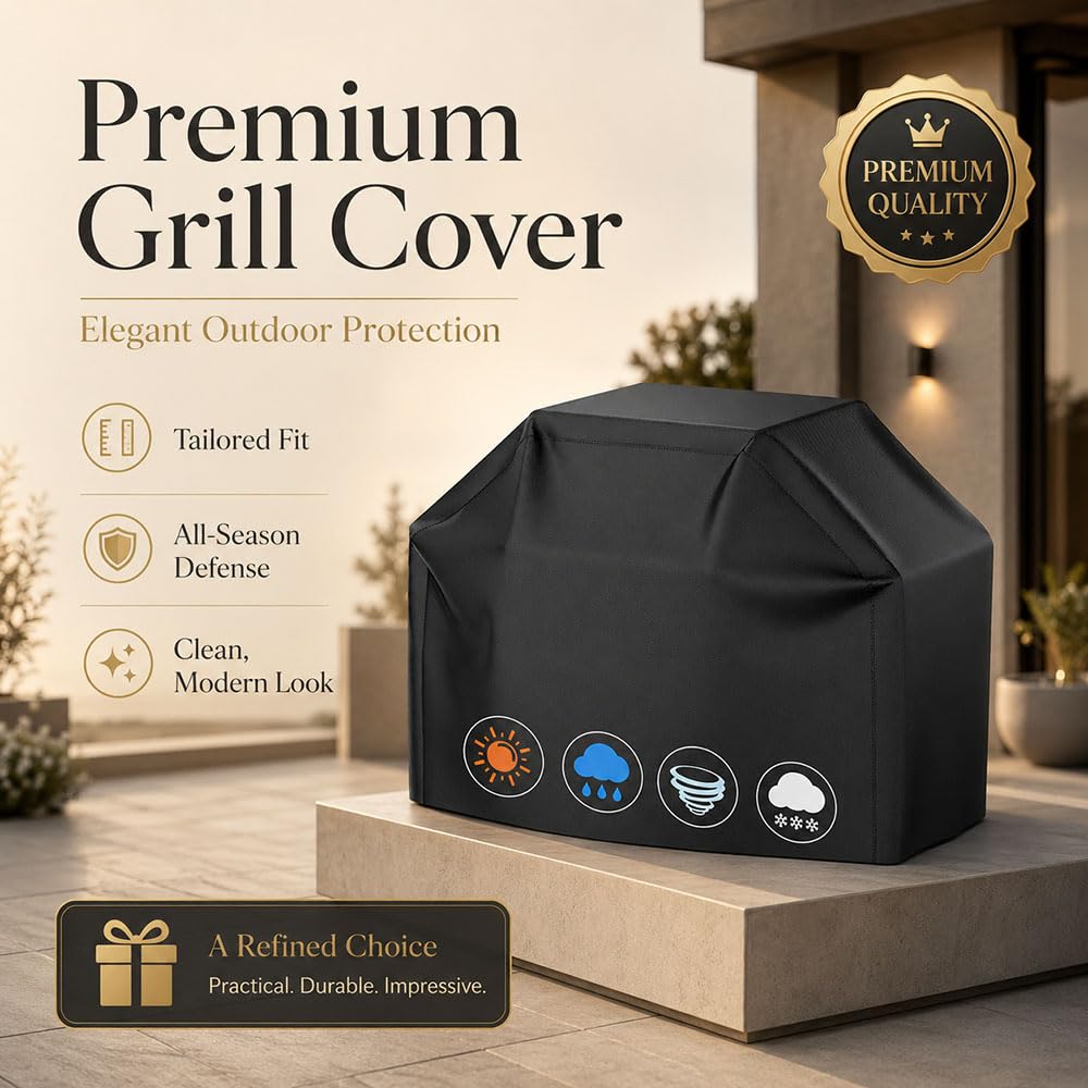 Funda Barbacoa BBQ para Campingaz 4 Series 4 Series Premium Cubierta Impermeable para Parrilla de Gas Exterior Jardín Terraza, Viento UV