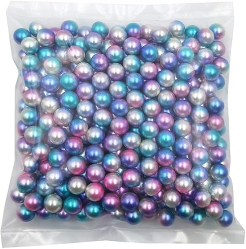 Miniatura 4 de INSPIRELLE 6000 perlas de imitación de 0.157 in de ABS pulido marfil sin perforar para rellenos de jarrones, perlas redondas de imitación sin