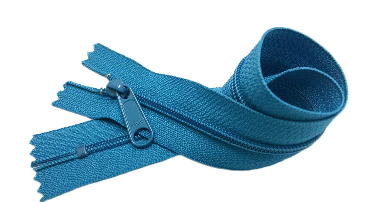 Amazon.com: Nylon Coil YKK Grotto Blue #4.5 Handbag Zippers with