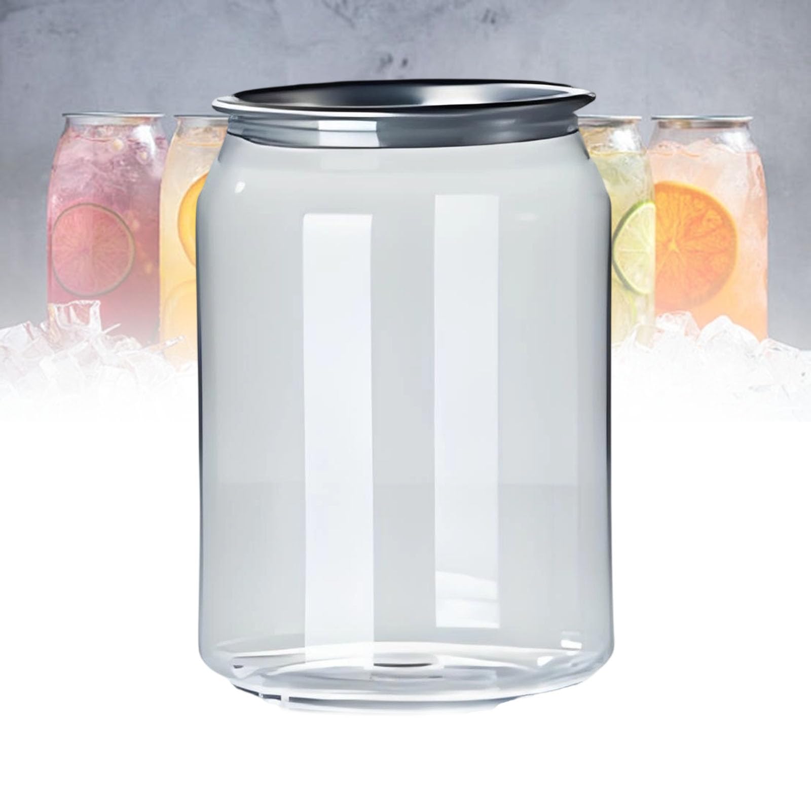 Lot de 200 bouteilles jetables en PET avec couvercles en aluminium, gobelets hermétiques et étanches pour boissons, compatibles avec machine à sceller les canettes, 900 ml