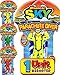 JA-RU Parachute Action Figure Toys (1 Toy Assorted Color) Flying Glider Army Men for Kids. Outdoor Summer Yard Games & Activities. Party Favors Stocking Stuffers. 2306-1s