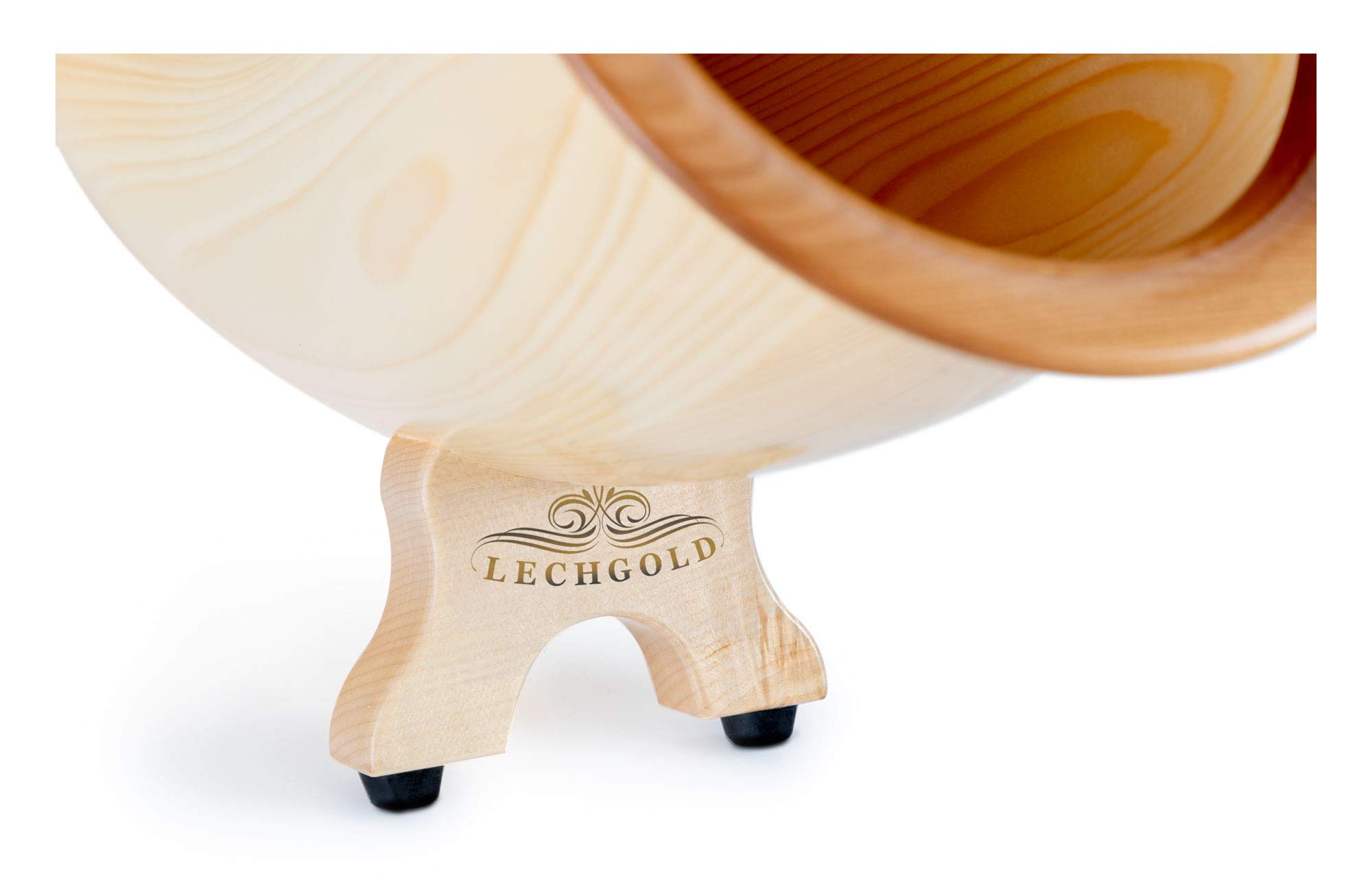 Alphorn Natur Fichte F (3-teilig, F-Stimmung, 360 cm, natur lackiert, 440 Hz, inkl. 19 mm Mundstück)
