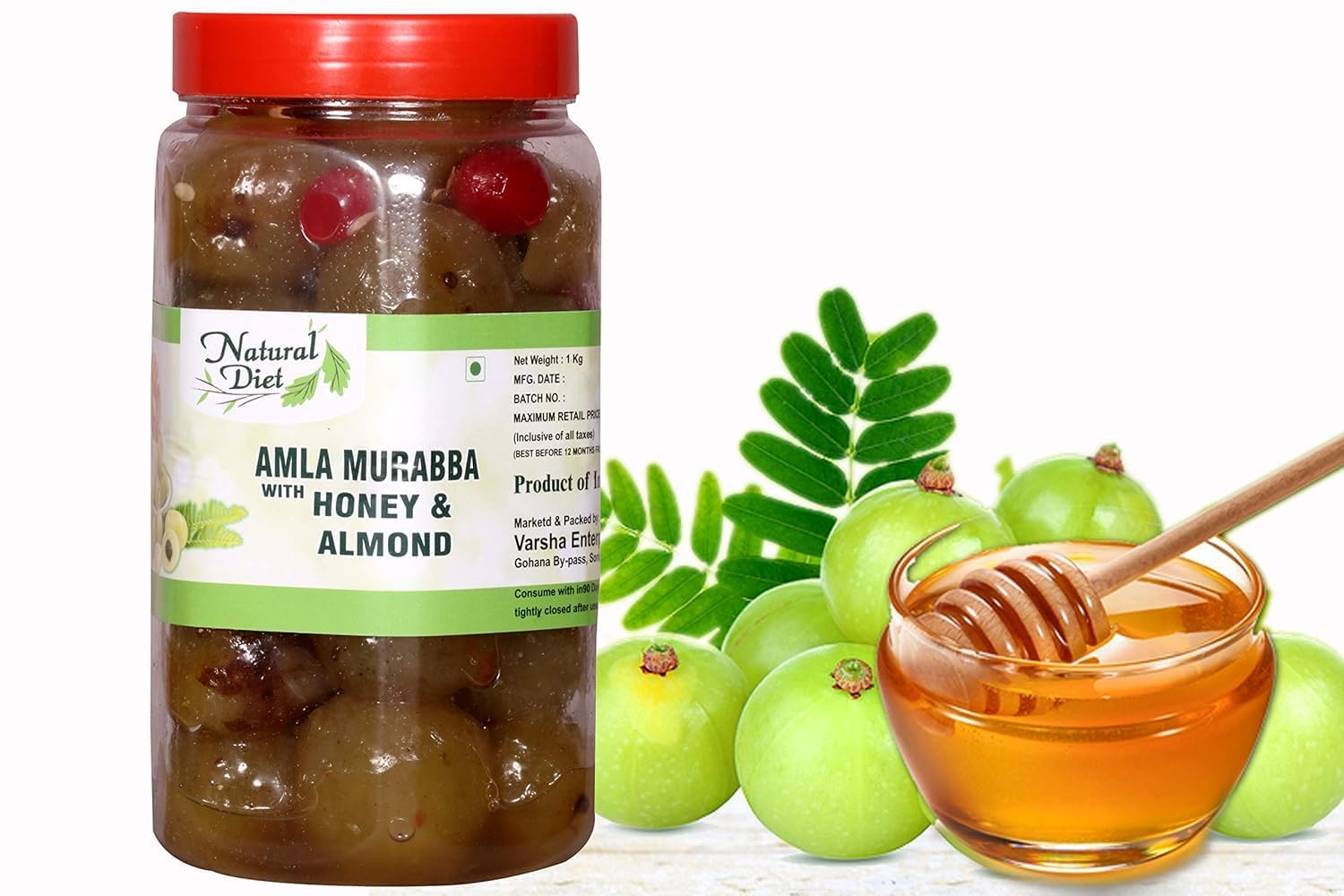 Natural Diet Honey AMLA MURABBA Mome Made The Real Taste of Maa Ka Hath Ka Swad Sweet Honey Amla Murabba with Honey Indian Gooseberry - 900gm (B0DB1ZY4HC) Amazon Price History, Amazon Price Tracker
