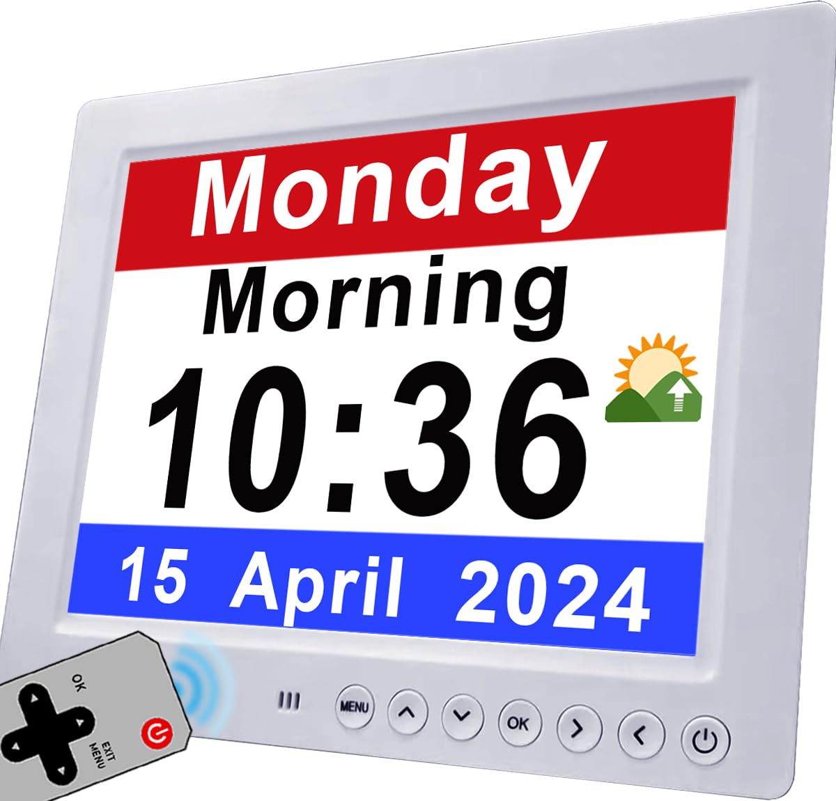 Véfaîî 30 Alarms Extra Large Digital Clock