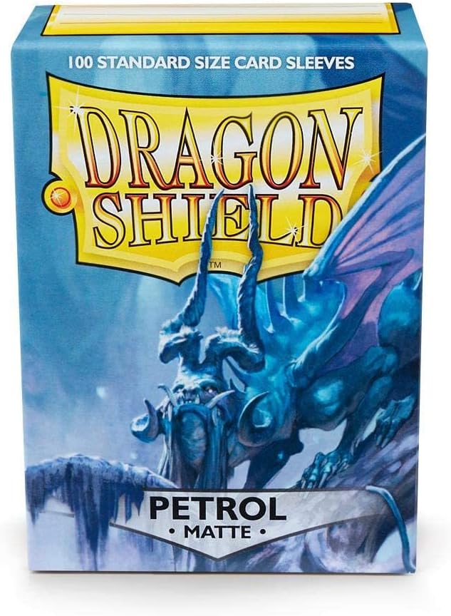 2 Packs Dragon Shield Matte Petrol Standard Size 100 ct Card Sleeves Value Bundle! …